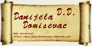 Danijela Domiševac vizit kartica